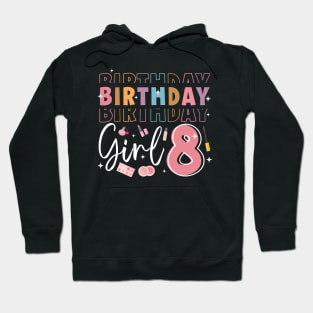 Personalized Make up 8th Birthday Beauty slip over Birthday Girl Gift Make Up Girl Tee Hoodie